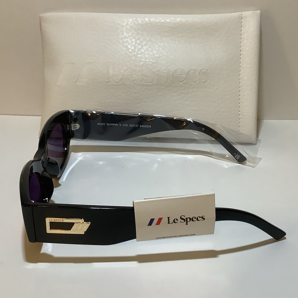 Le Specs Body Bumpin II Fire Mirror Sunglasses New - Picture 3 of 5